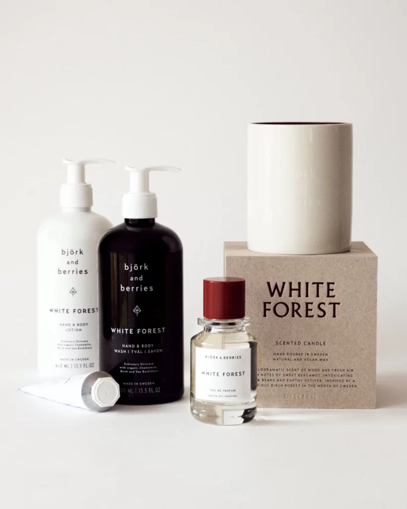 les cosmétiques naturels : white forest